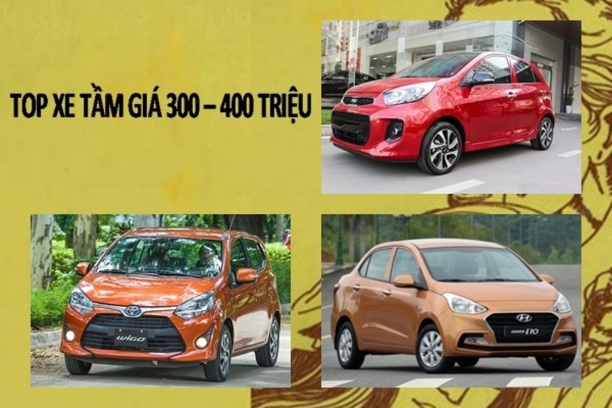 Mẫu hatchback có giá trên dưới 400 triệu đồng đáng chú ý hiện nay